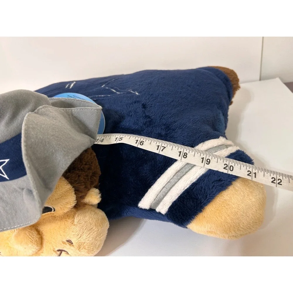 NWT NFL Football Dallas Cowboys Mascot Rowdy Pillow Pet Plush 21